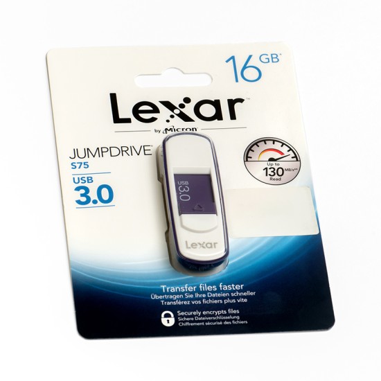 Zibatmiņa Lexar Jumpdrive S75 USB 3.0/ 16GB Flash Drive