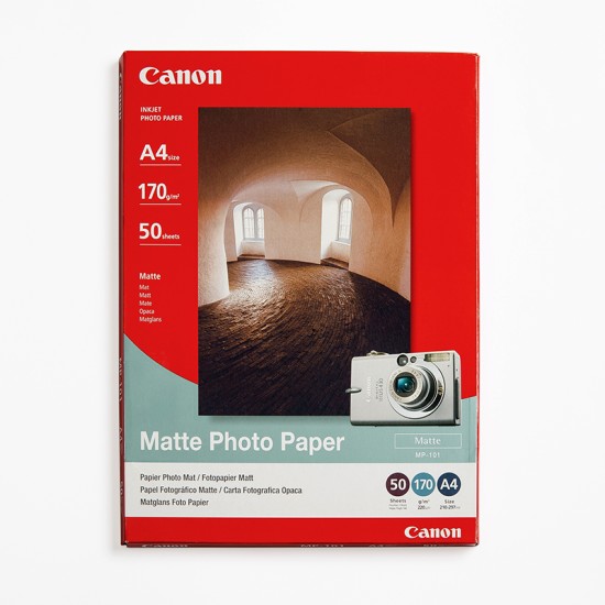 Foto papīrs Canon Inkjet 21x30 A4 Matte 170g 50 lapas